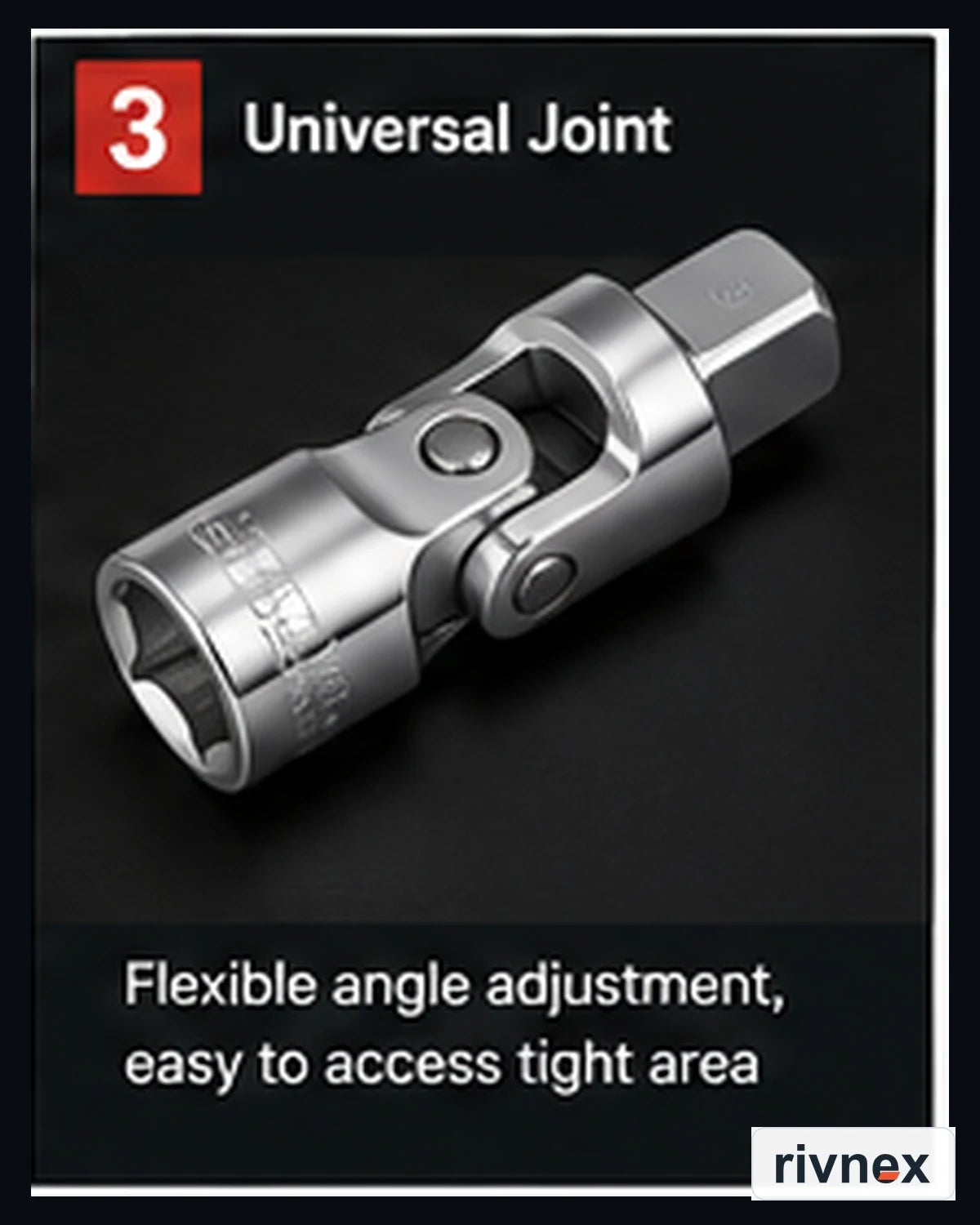 Universal joint for angled access