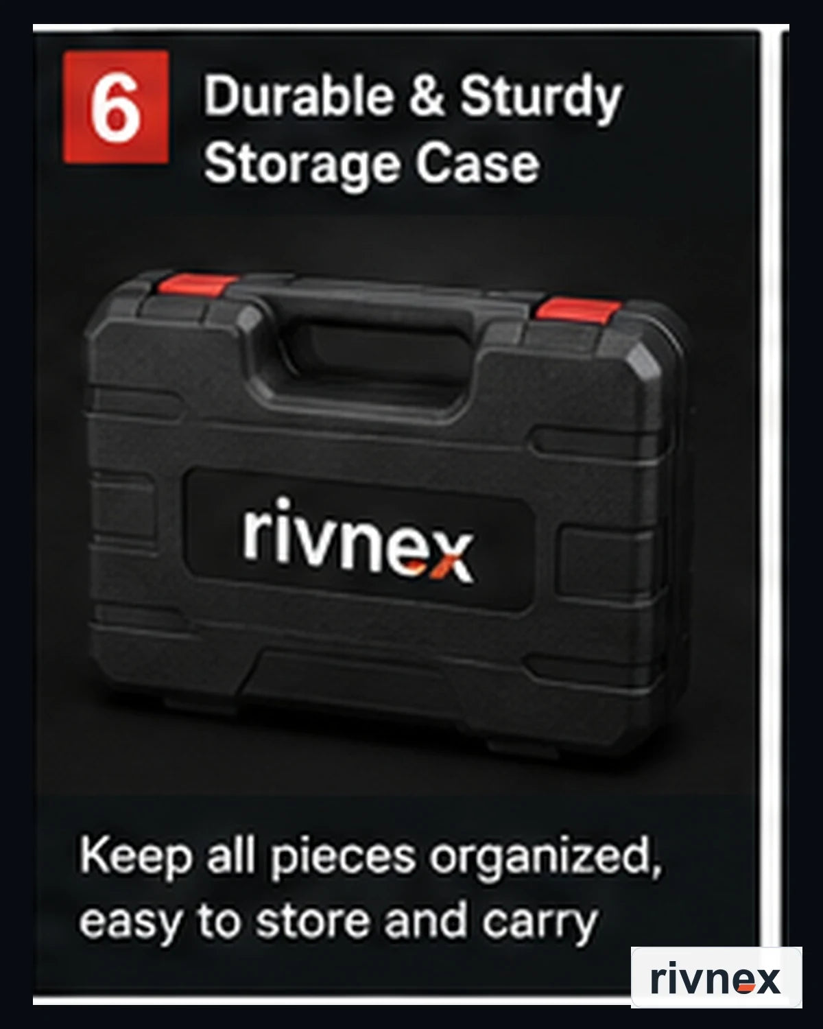 RIVNEX molded storage case